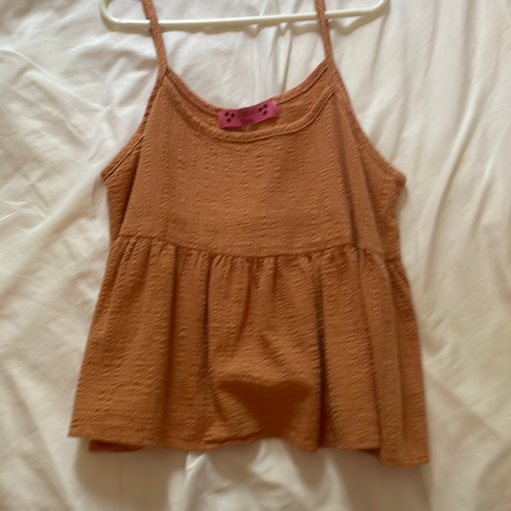 Boutique orange tank top